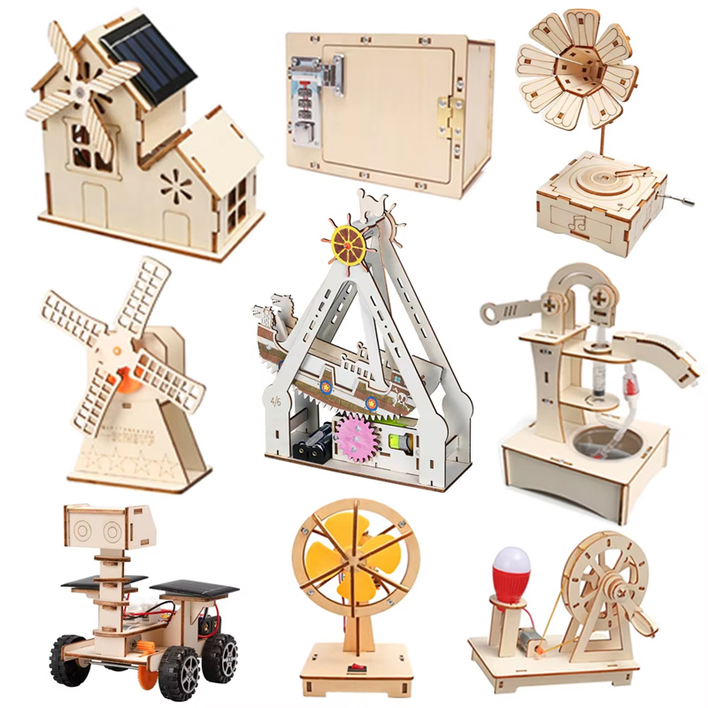 Science Project Kit - STEAM Experiment Kit Houten DIY Speelgoed