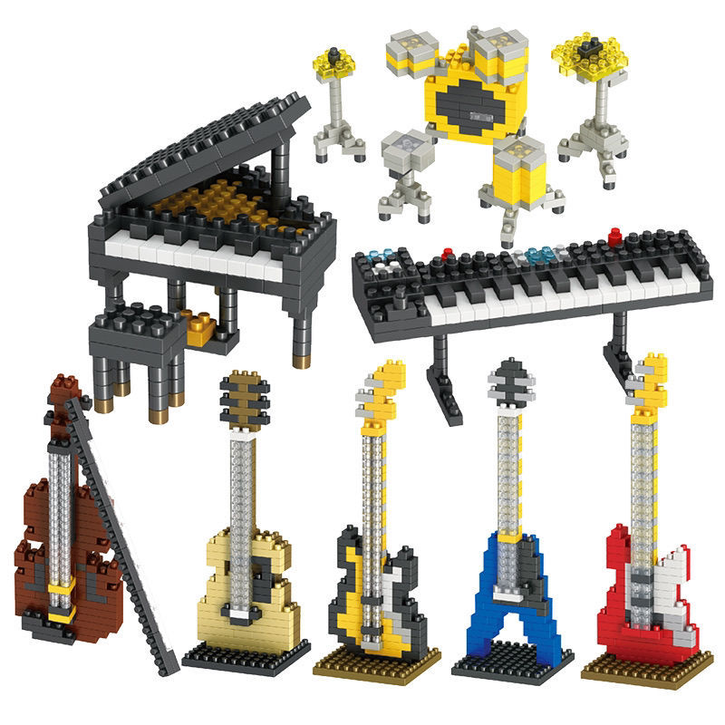 Science Olympiad - MOC Muziekinstrument Bouwstenen Muziek Serie ABS