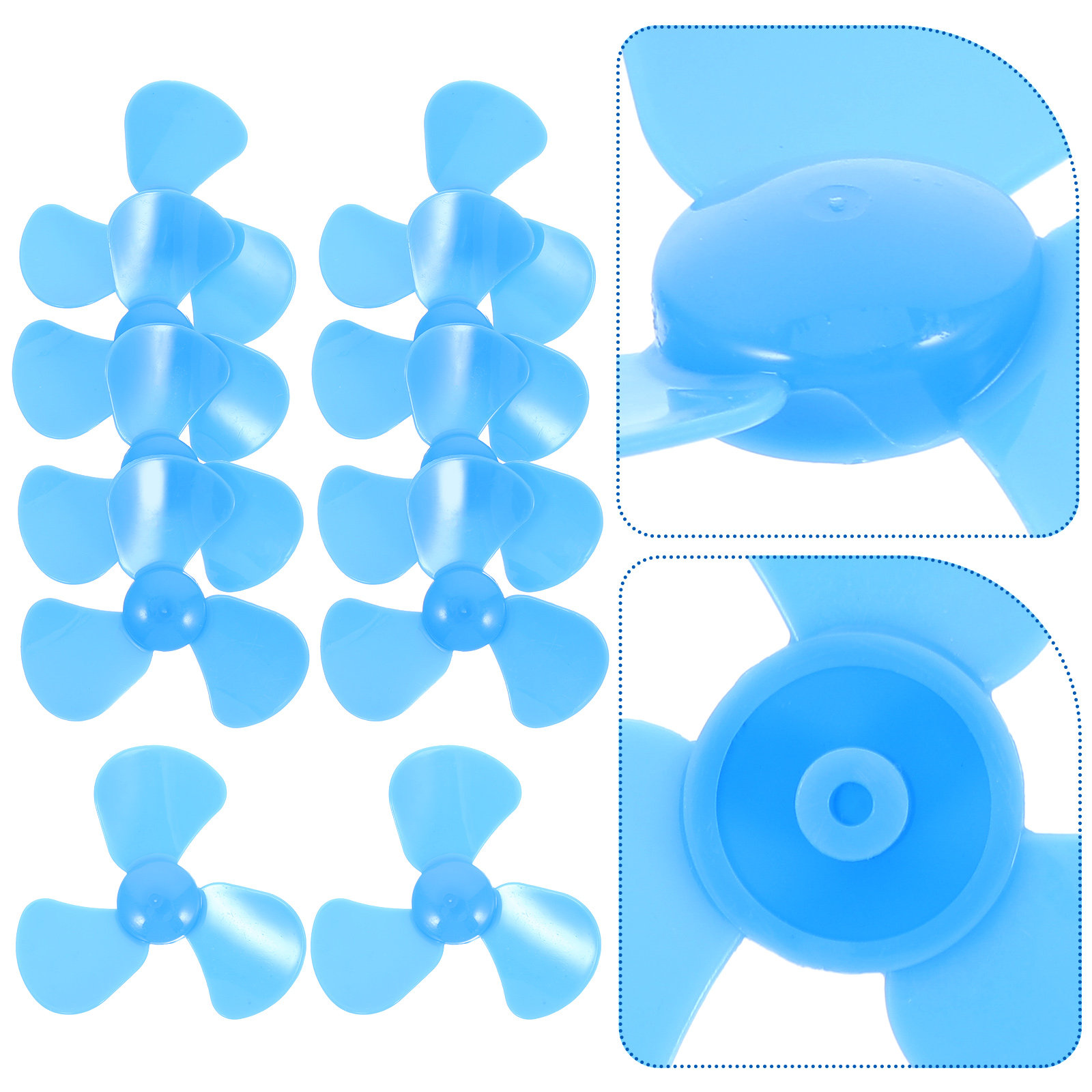 Science Project - 10 stuks plastic mini ventilatorbladen, 3