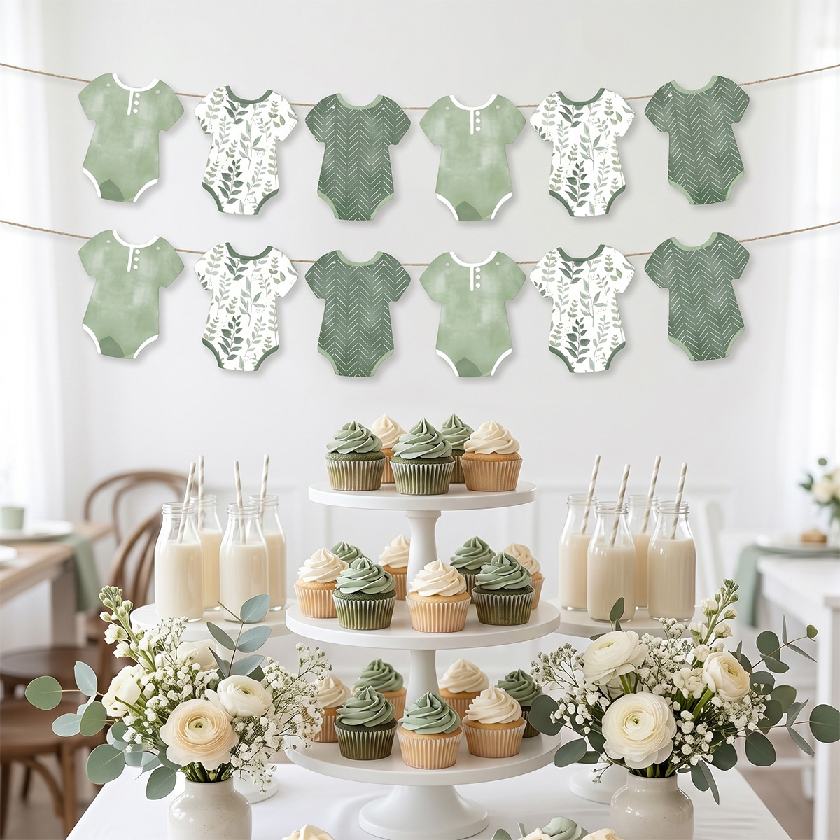 Science Of Happiness - Geluk Boho Botanische Baby Garland Banner