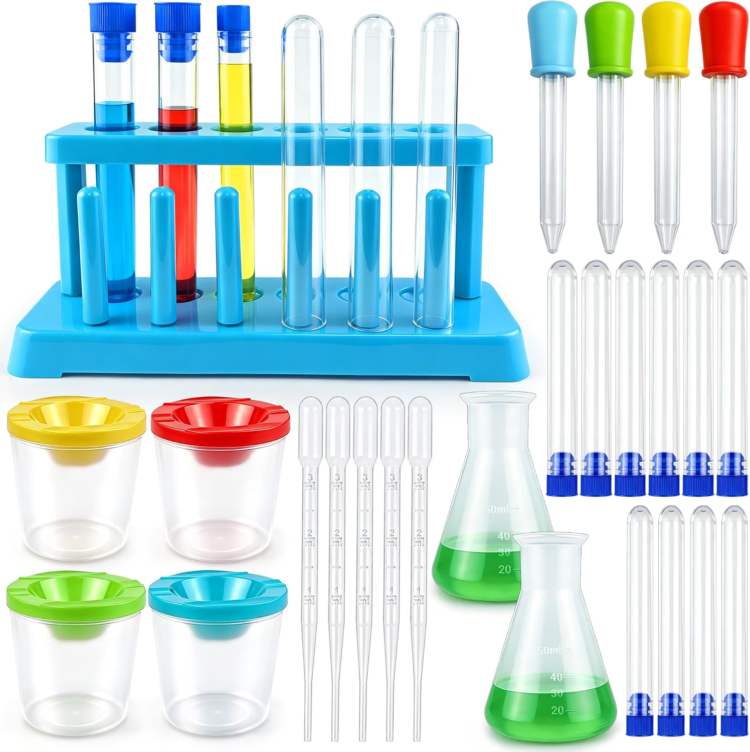 Chemistry Set Beginner - 26-delige wetenschappelijke experimentset voor kinderen, plastic