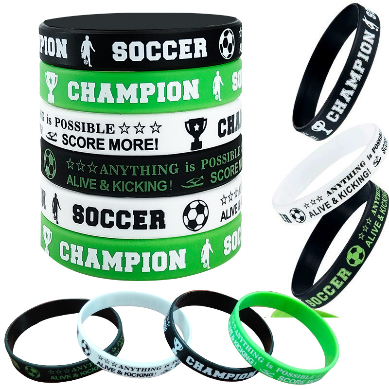 Science Of Happiness - Voetbal Feestartikelen Voetbal Siliconen Armbanden Sport