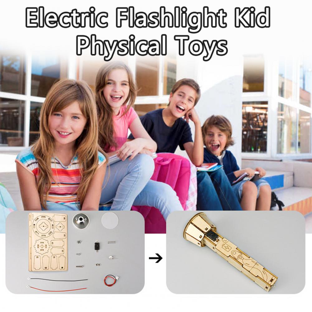 Houten DIY-zaklamp puzzelset S - Science Project recensie en prijs