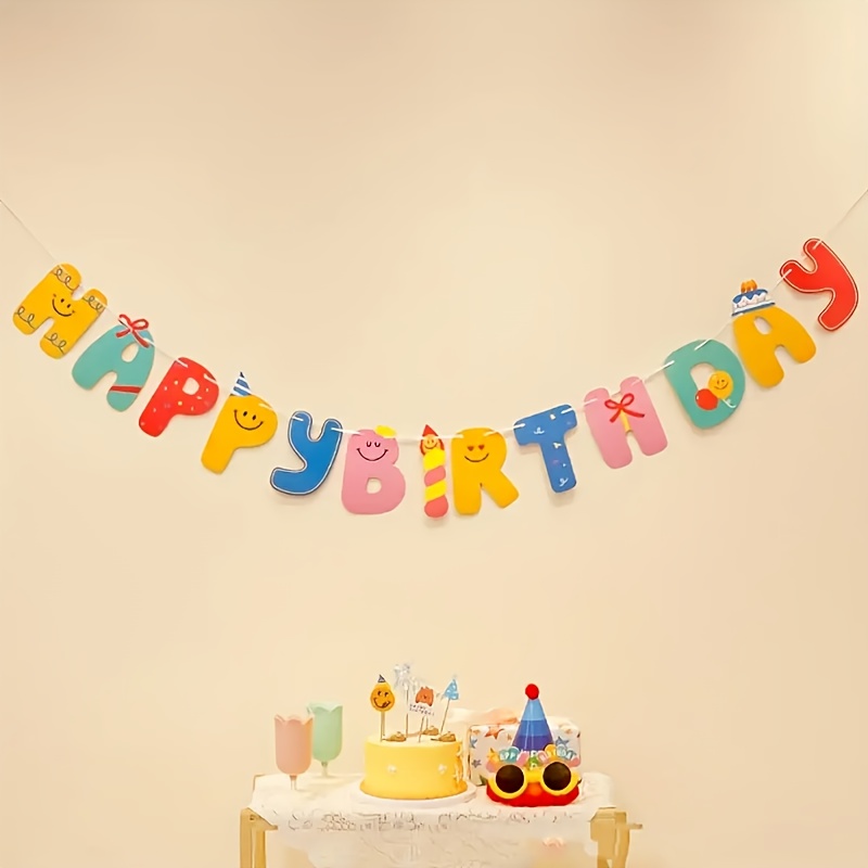 1 set Happy Birthday achtergro - Science Of Happiness recensie en prijs