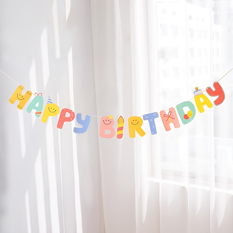 1 set Happy Birthday achtergro - Science Of Happiness recensie en prijs