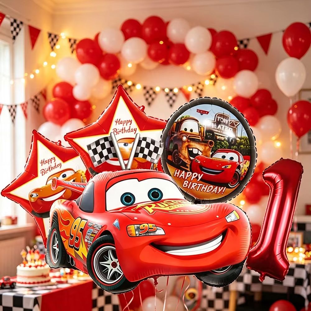Cartoon Lightning Car Thema Fo - Science Of Happiness recensie en prijs