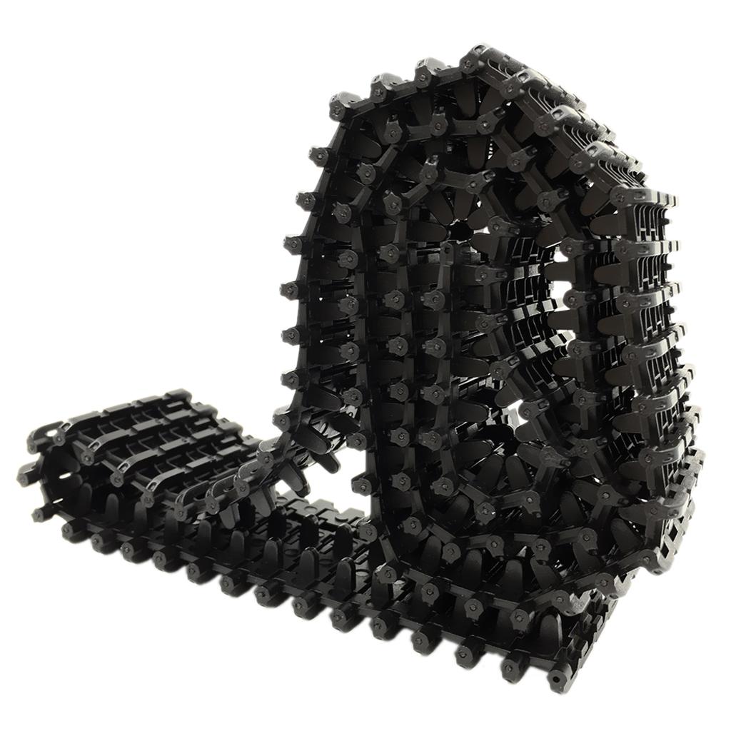 Zwarte tankketting van kunstst - Science Toys Diy recensie en prijs