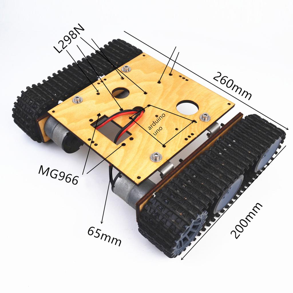 Robot Tank Auto Chassis Legeri - Science Project Robot recensie en prijs