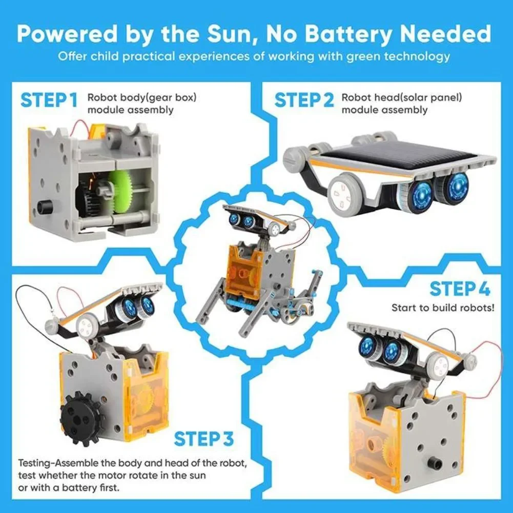 13-in-1 robotwetenschappenset  - Science Project Robot recensie en prijs